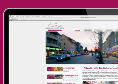 Webseite Händlerinititave Bahnhofstrasse